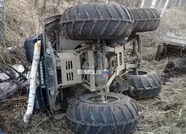 Водитель и пассажир снегоболотохода погибли в ДТП на Урале