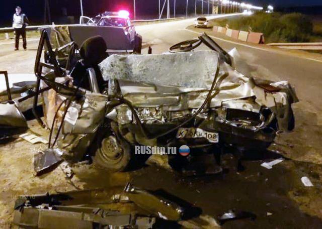 В Башкирии в ДТП насмерть разбился 50-летний водитель