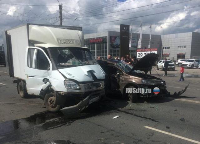 Массовое ДТП произошло на Московском шоссе в Рязани