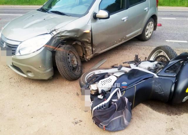 Мотоциклист погиб в ДТП в Тверской области