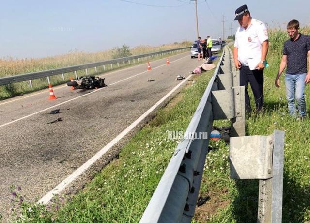Мотоциклист и его пассажир погибли в ДТП в Каневском районе