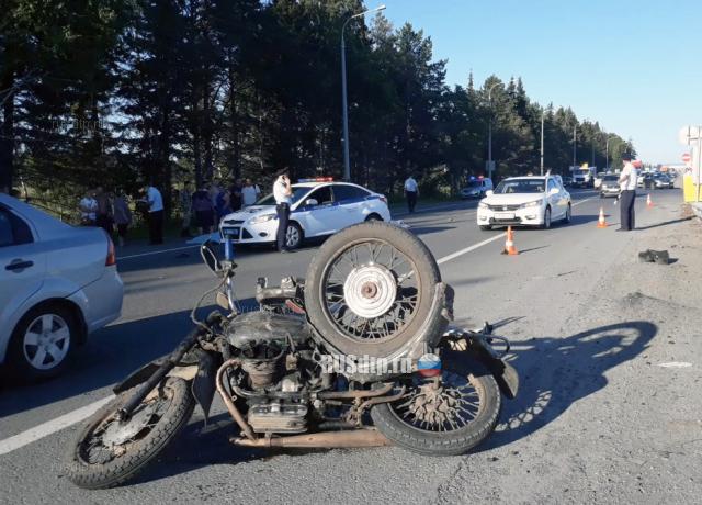 Мотоциклист и его пассажир погибли в ДТП под Тюменью