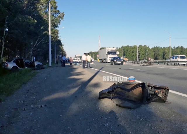 Мотоциклист и его пассажир погибли в ДТП под Тюменью