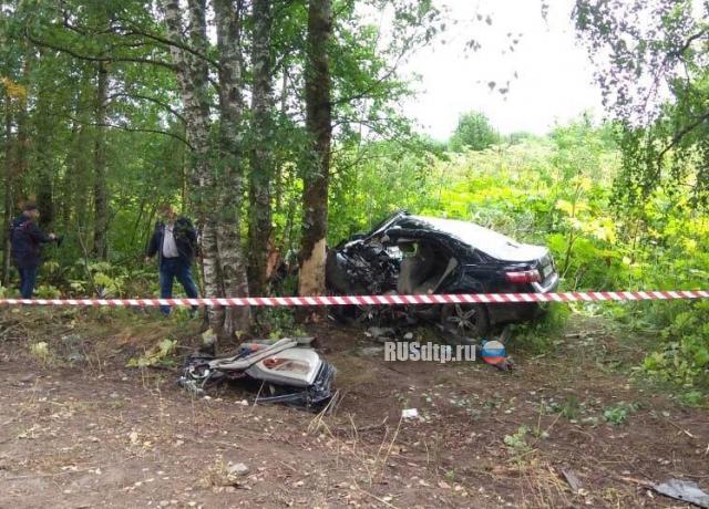 Инспектор ДПС и два его пассажира погибли в ДТП в Сланцевском районе