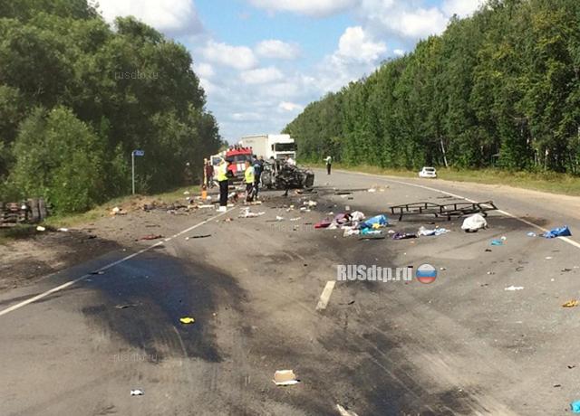 Семья сгорела в автомобиле на трассе М-5 в Пензенской области