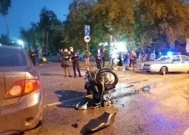 В Первоуральске погиб мотоциклист