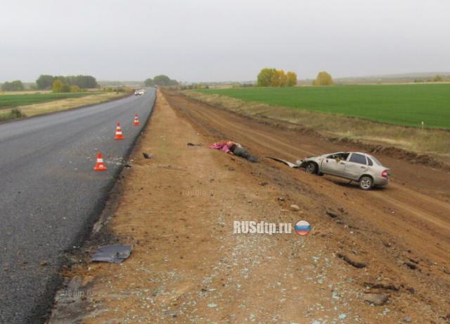 73-летняя пассажирка «Калины» погибла в ДТП на Оренбуржье
