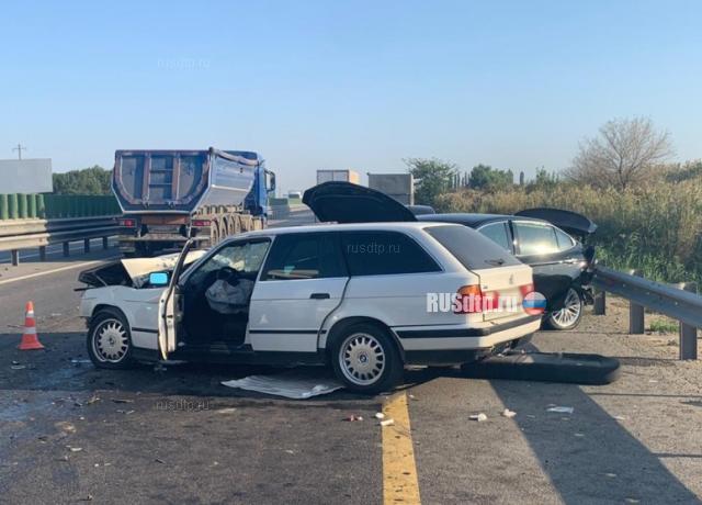 Водитель BMW погиб в ДТП на трассе М-4 в Адыгее