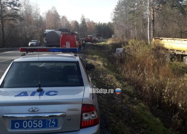 Водитель «Шевроле» погиб на трассе М-5 в Саткинском районе