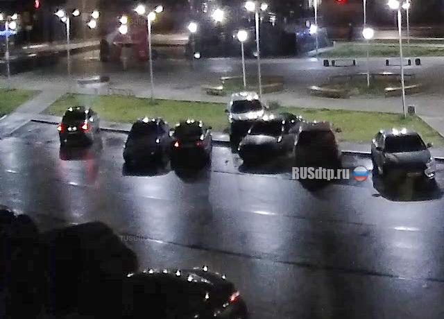 Неудачно припарковался задним ходом