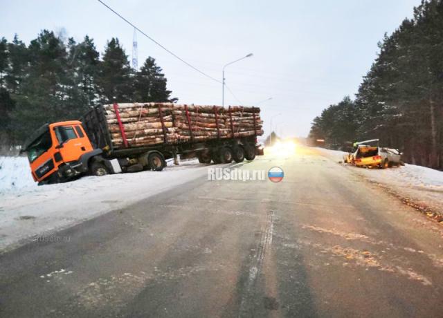 Под Томском в ДТП с лесовозом погиб водитель «Лады»