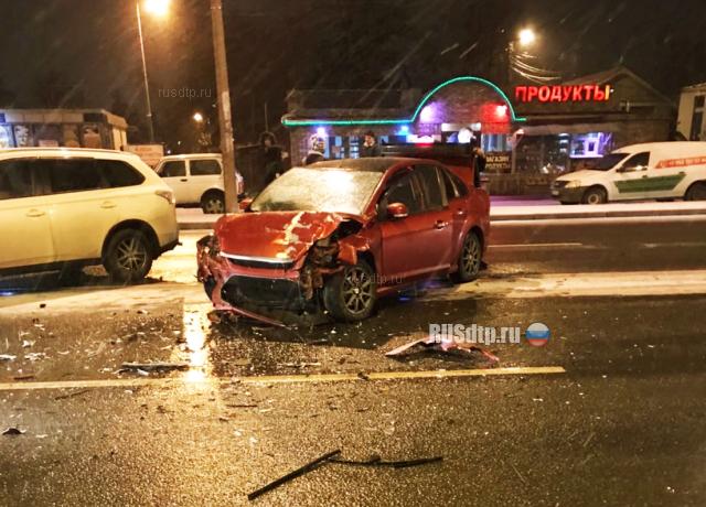 Пассажирка Kia погибла в ДТП на Выборгском шоссе