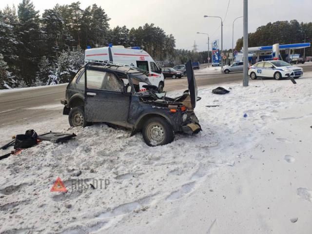 70-летний водитель «Нивы» погиб в ДТП под Томском