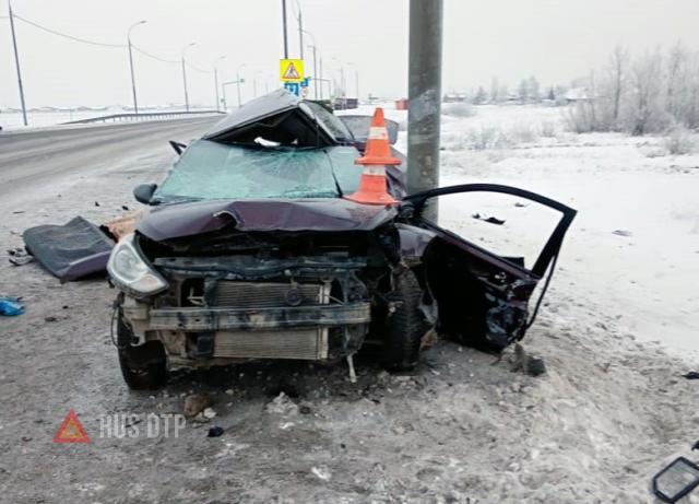 Два пассажира «Соляриса» погибли в ДТП под Новосибирском