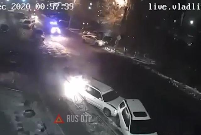 Погоня в стиле GTA закончилась массовым ДТП Погоня в стиле GTA закончилась массовым ДТП