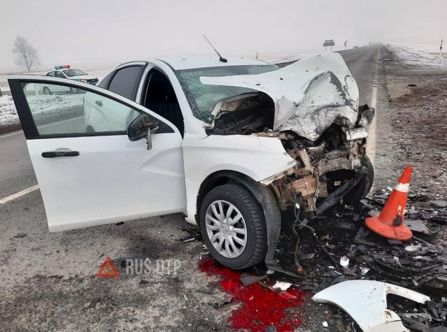 Водитель «Лады Весты» погиб в ДТП в Башкирии