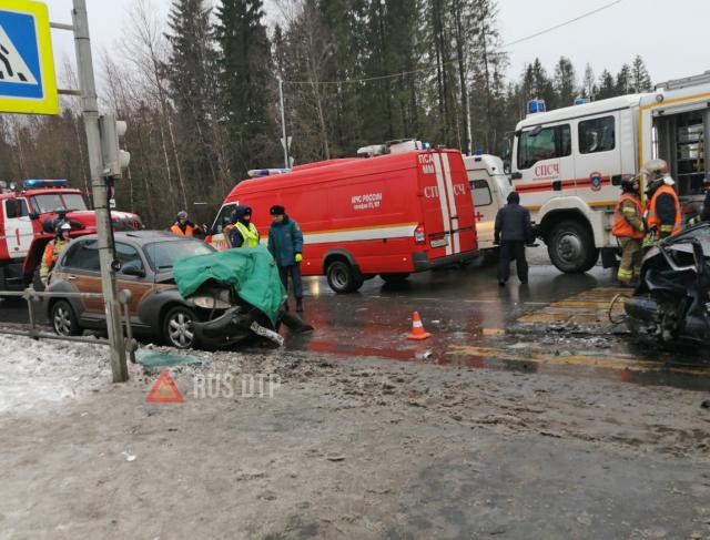 Водитель «Нексии» погиб в ДТП на Карельском проспекте в Петрозаводске