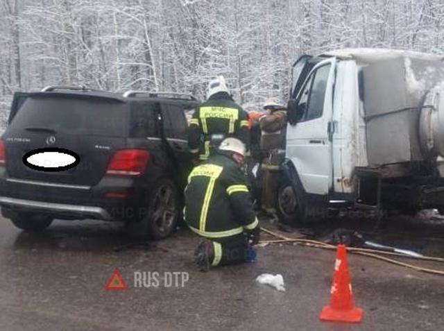 41-летний пассажир «Мерседеса» погиб в ДТП под Калугой