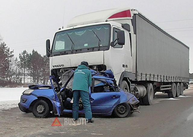 Водитель «Лады» погиб в массовом ДТП в Татарстане