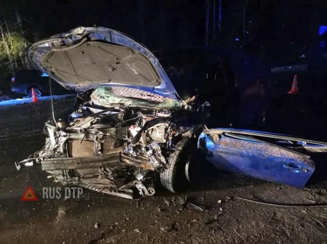 Водитель «Приоры» погиб в ДТП на трассе «Вологда — Новая Ладога»