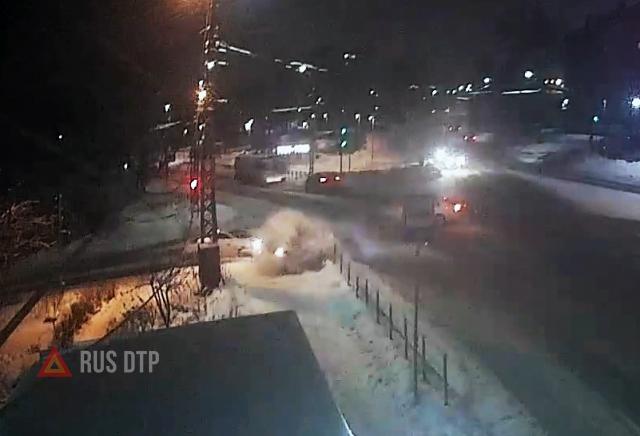 ДТП на Первомайском проспекте в Петрозаводске ДТП на Первомайском проспекте в Петрозаводске