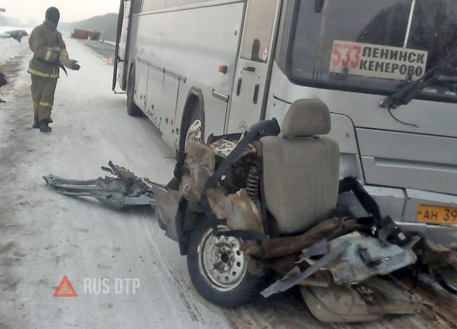 Один человек погиб в массовом ДТП в Кузбассе