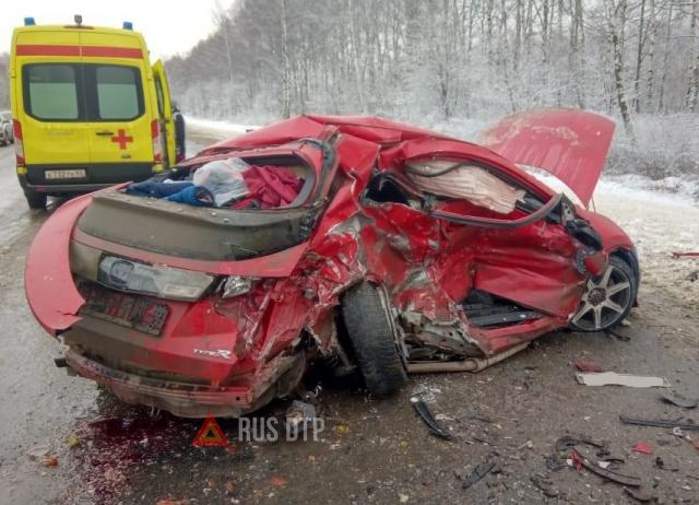 Пассажир «Хонды» погиб в ДТП на трассе М-5 в Рязанской области