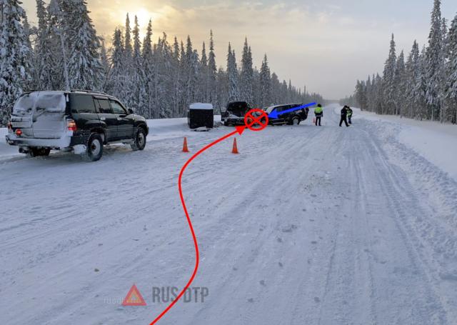 Водитель и пассажир УАЗа погибли в ДТП в Коми