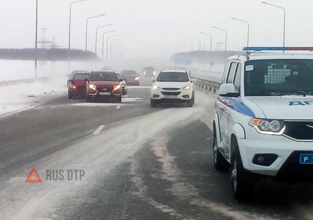 40 автомобилей столкнулись на трассе Уфа &#8212; Оренбург. ВИДЕО