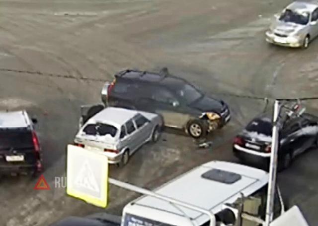ДТП на ровном мест в Бийске ДТП на ровном мест в Бийске