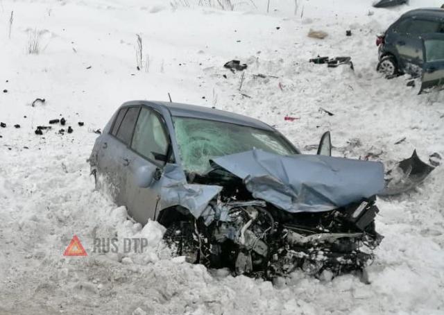 Водитель «Калины» погиб в ДТП на трассе М-5