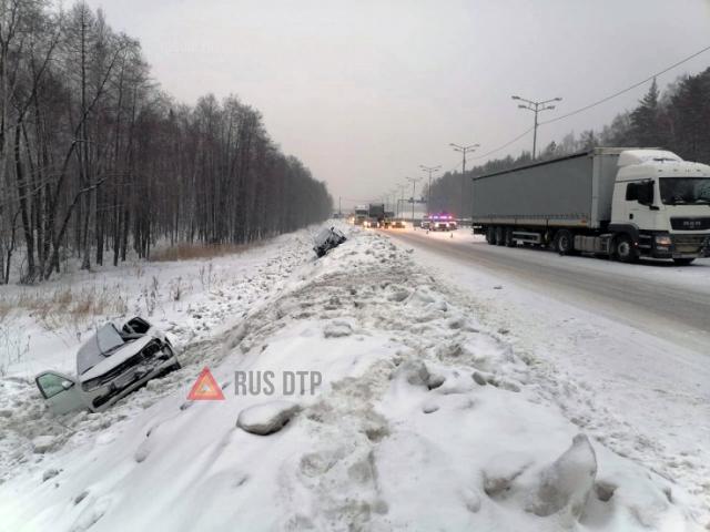 Четверо пострадали в ДТП под Екатеринбургом