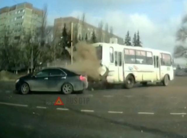 Массовое ДТП произошло на перекрестке в Курчатове