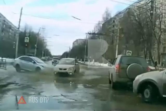 ДТП с участием машины ДПС в Рязани ДТП с участием машины ДПС в Рязани