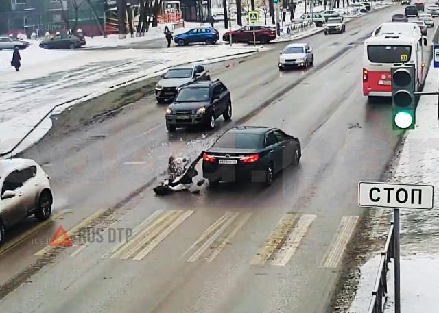 Наезд на пешехода в Перми Наезд на пешехода в Перми