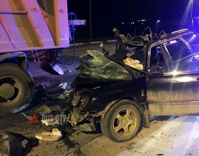 Водитель и пассажир «Субару» погибли в ДТП под Владивостоком