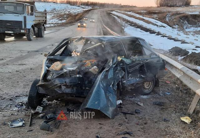25-летний водитель «Лады» погиб в ДТП в Скопинском районе