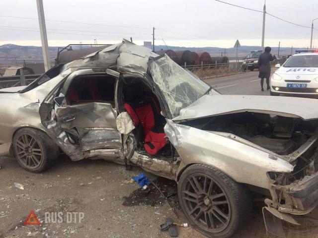 Водитель «Тойоты» погиб в ДТП в Улан-Удэ