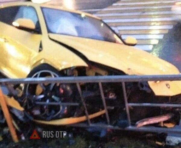 В Сочи разбили Lamborghini Urus стоимостью 20 миллионов