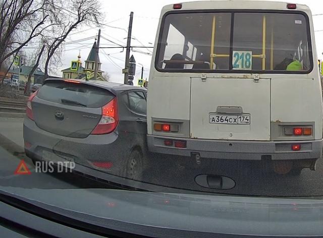 ДТП на ровном месте в Челябинске ДТП на ровном месте в Челябинске