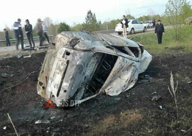 Двое взрослых и двое детей погибли в ДТП в Татарстане