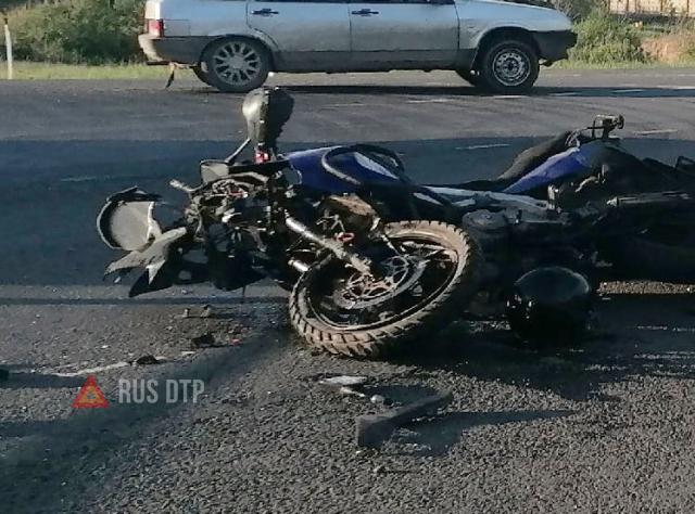 Женщина погибла в ДТП с мотоциклом в Нижегородской области