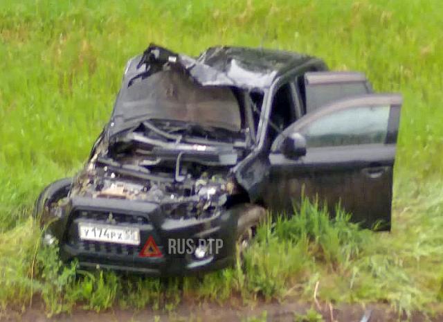Водитель Mitsubishi погиб в ДТП под Омском