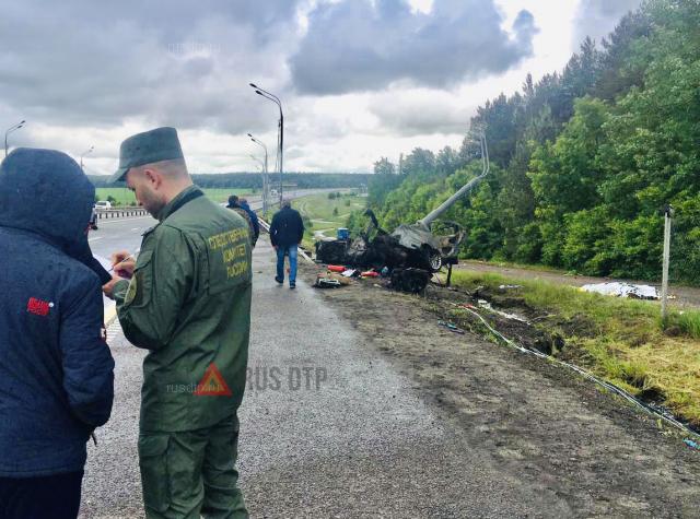 Женщина и двое детей погибли в ДТП в Липецкой области