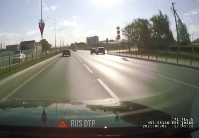 ДТП произошло в Перми на шоссе Космонавтов