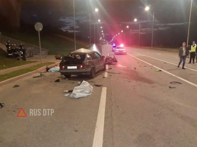 Водитель и мотоциклист погибли в ДТП в Волгограде