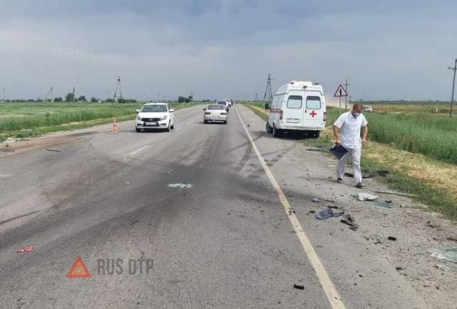 Женщина-водитель Mitsubishi погибла в ДТП под Волгоградом