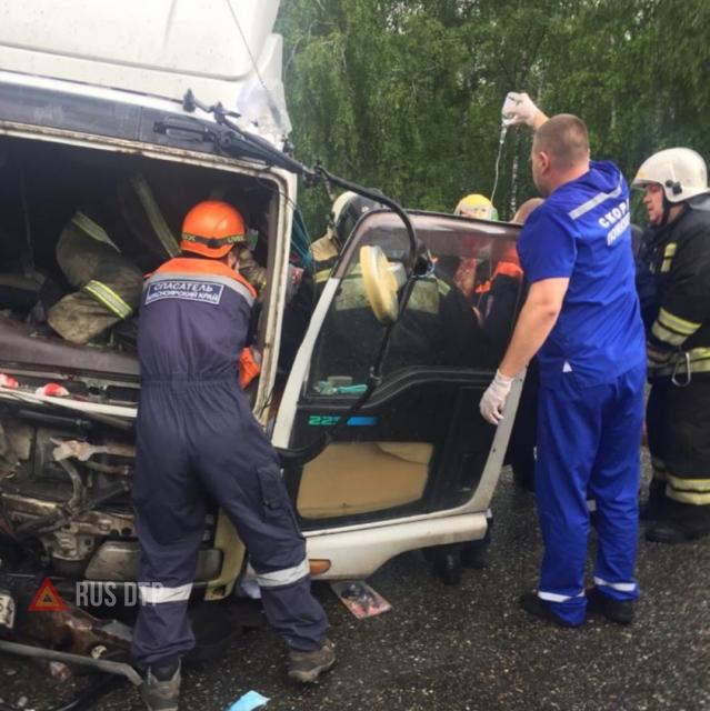Водитель «Тойоты» погиб в ДТП на трассе «Енисей»
