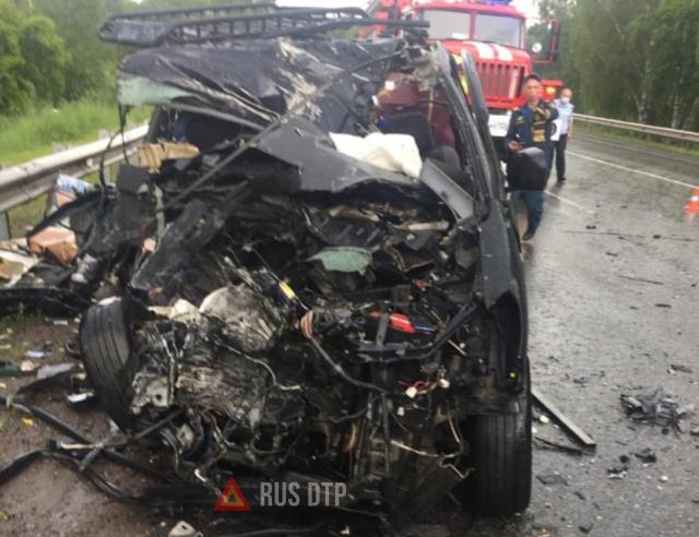Водитель «Тойоты» погиб в ДТП на трассе «Енисей»