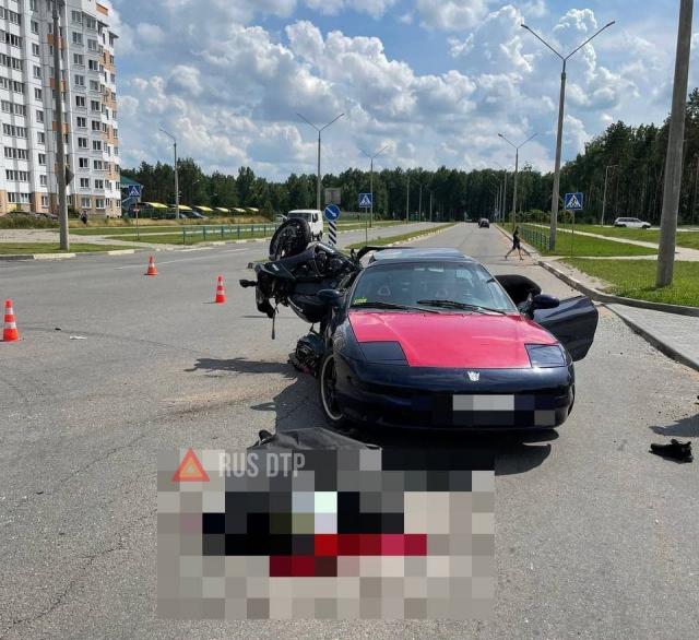Мотоциклист погиб в ДТП в Солигорске